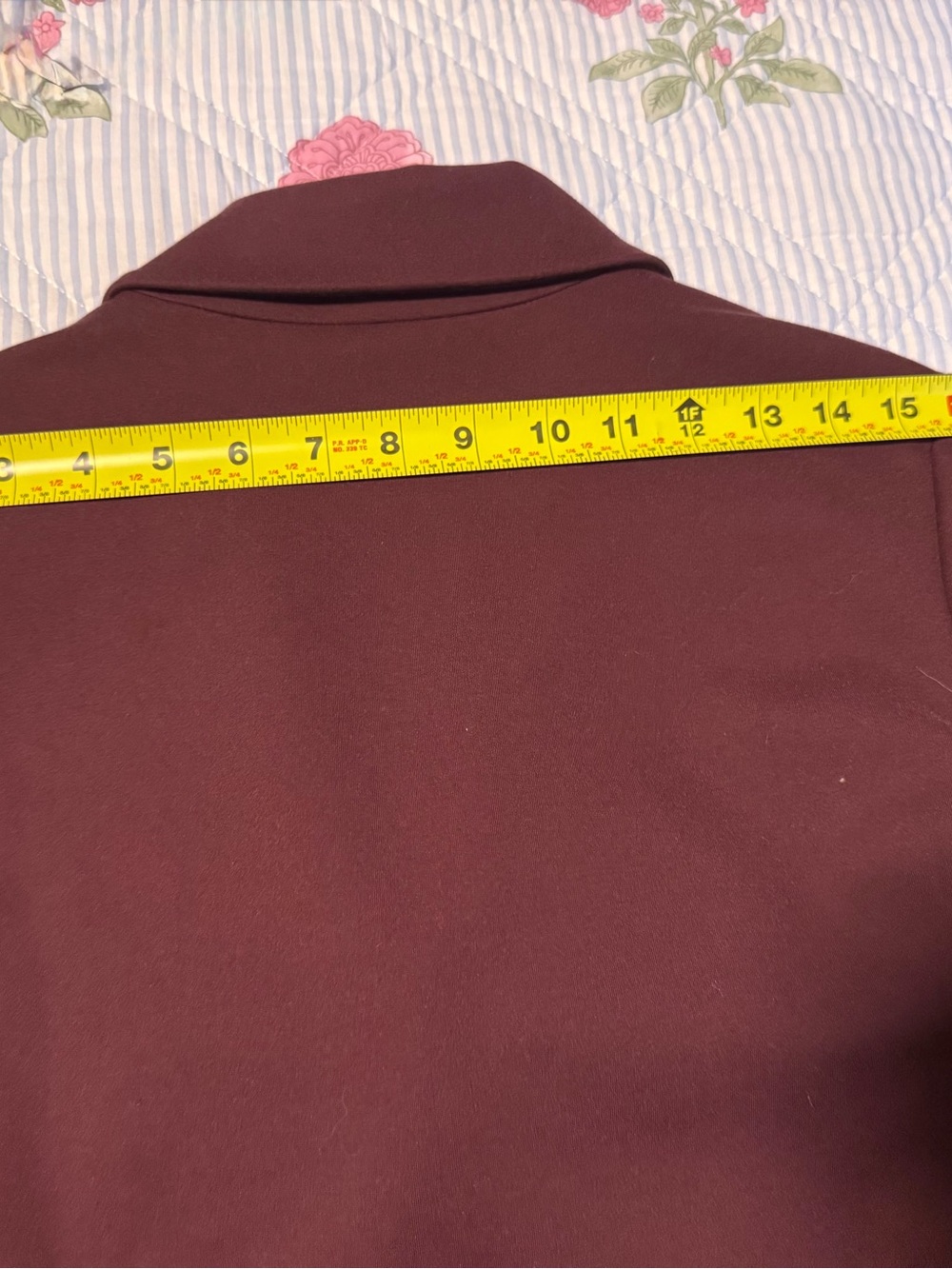 Banana Republic Women's Wine Cropped Blazer - Picture 8 of 10